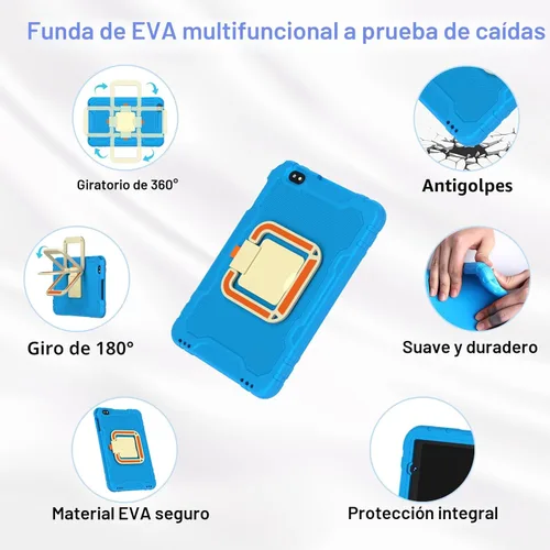 Vista 5 de 2025 Tablet de 10 pulgadas Android 15 Tablets 30GB RAM 128GB ROM 1TB de expansión, Tablet Octa-Core de 8000mAh con estuche a prueba de caídas