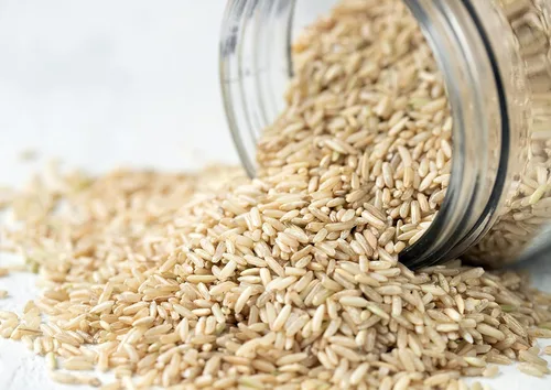 Vista 4 de Arroz integral de jazmín, 1 libra, arroz tailandés de grano entero y de grano largo, vegano, kosher, a granel. Más alto en fibra que el arroz jazmín