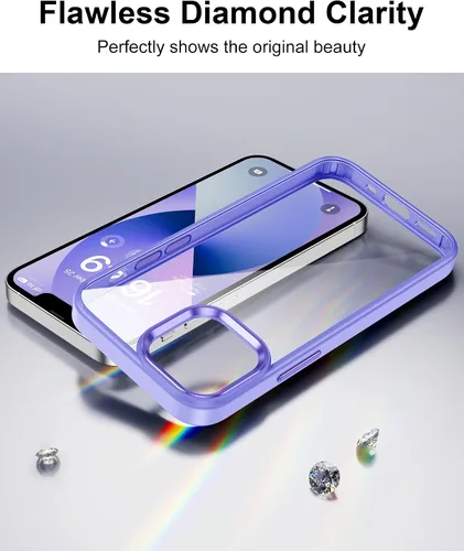 Vista 423 de HOOMIL Funda para iPhone 7 Plus/iPhone 8 Plus de 5.5 Pulgadas, sin amarillamiento, protección contra caídas, cubierta trasera dura transparente