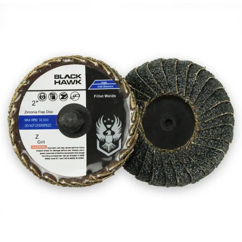 Vista 9 de BHA Discos de solapa de cambio rápido con borde curvado de circonio, 2 pulgadas, paquete de 10 (grano 40)