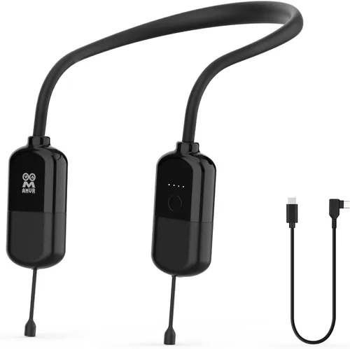 Vista 2 de Paquete de baterías para colgar el cuello y anillo antiarañazos para Oculus Quest 2