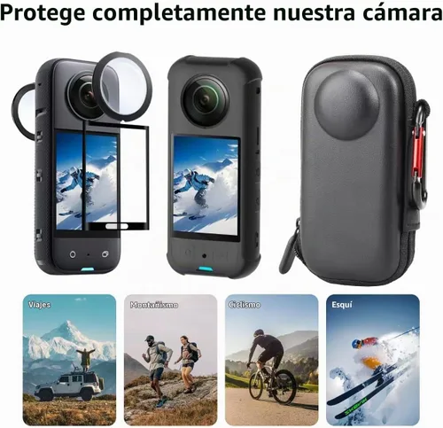Vista 6 de JasonMighty Kit de accesorios de protección para Insta360 X3