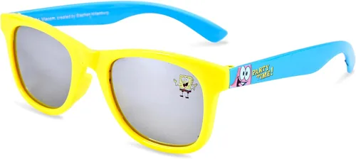 Vista 4 de Nickelodeon SpongeBob SquarePants - Juego de gafas de sol para niños y estuche para lentes para niños pequeños