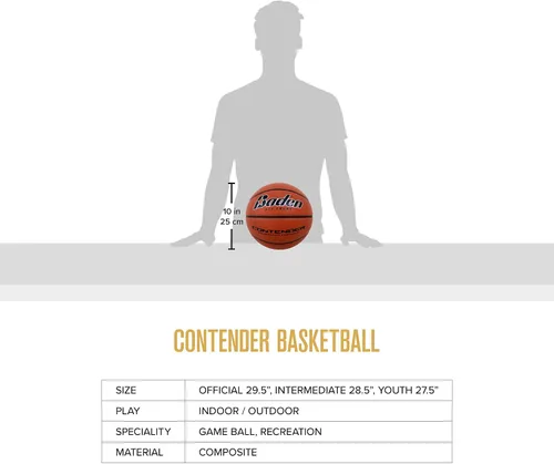 Vista 3 de Baden Baloncesto compuesto de interior/exterior Contender