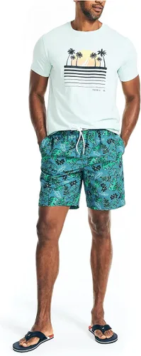 Vista 6 de Nautica Mens Sustainably Crafted Palm Trees Graphic T-Shirt