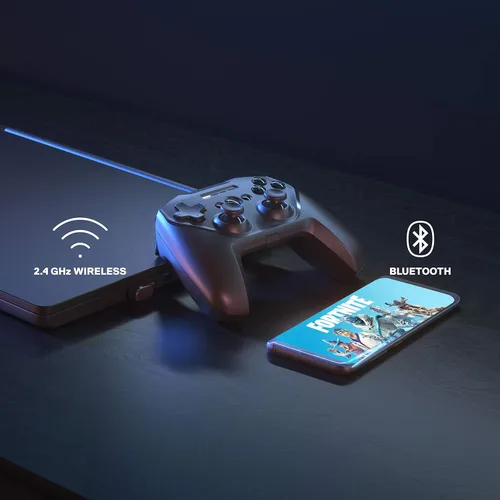 Vista 3 de SteelSeries Stratus Duo - Controlador inalámbrico para juegos - Compatible con Android Windows VR y Chromebooks - Conectividad inalámbrica dual