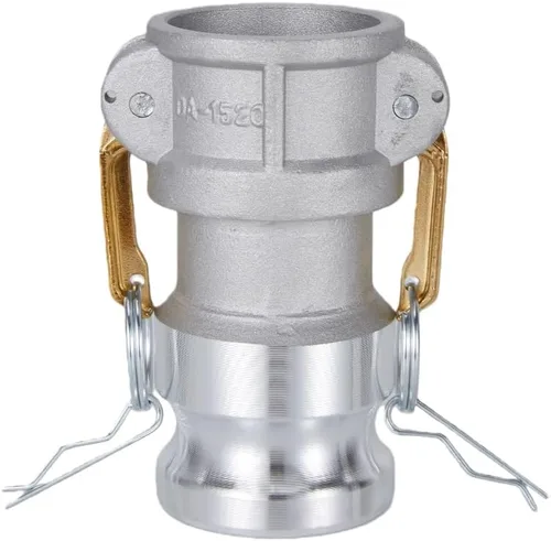 Vista 9 de Tipo de aluminio DA Camlock manguera de montaje, reductor, 4" Camlock hembra x 2" Camlock macho