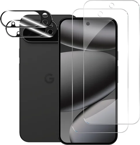 Vista 13 de BIGFACE Protector de pantalla de vidrio templado para Pixel 9 + protector de lente de cámara [2 + 2 unidades]