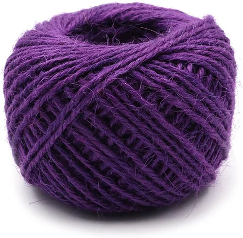 Vista 27 de Cuerda de yute verde de 54 yardas/rollo de 0.079 pulgadas, cuerda de cáñamo, cuerda gruesa fuerte, envoltura de cuerda gruesa, boda, manualidades