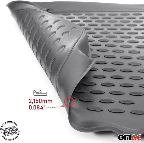 Vista 7 de OMAC Rubber Mats Floor Mats Compatible with Audi Q8 2018-2025 TPE Car Mats TPE Black