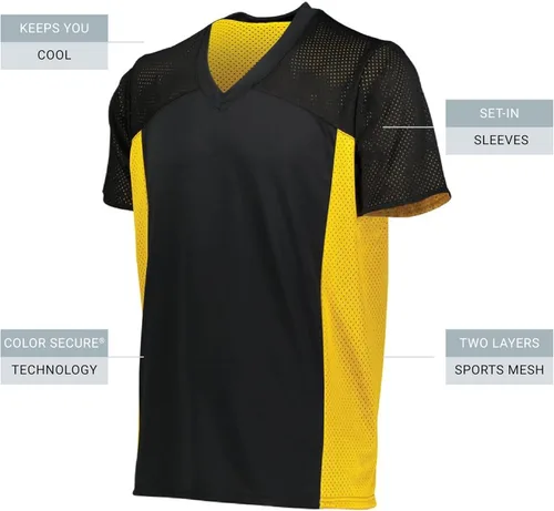 Vista 3 de Augusta Sportswear Boys Youth Reversible Flag Football Jersey