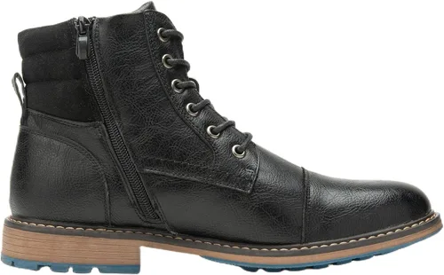 Vista 2 de Botas de hombre para el trabajo, combate, motocicleta, casuales, tipo Oxford