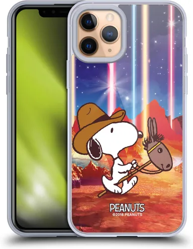 Vista 45 de Head Case Designs Funda de gel con licencia oficial de Peanuts Nebula Balloon Woodstock Snoopy Space Cowboy [protección de grado militar] compatible