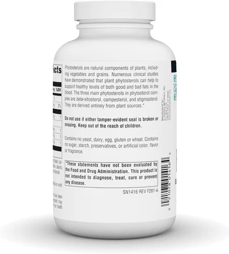 Vista 4 de Source Naturals Mega Strength Beta Sitosterol 375mg - 60 Tabletas