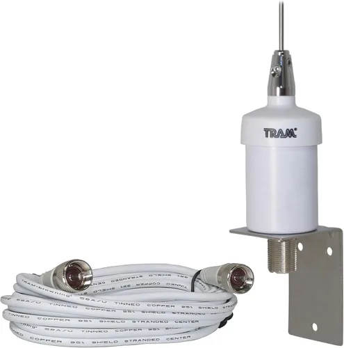 Vista 5 de Tram Browning 1600-HC VHF Antena marina con bobina de carga base, 38 pulgadas (WSP1600HC)