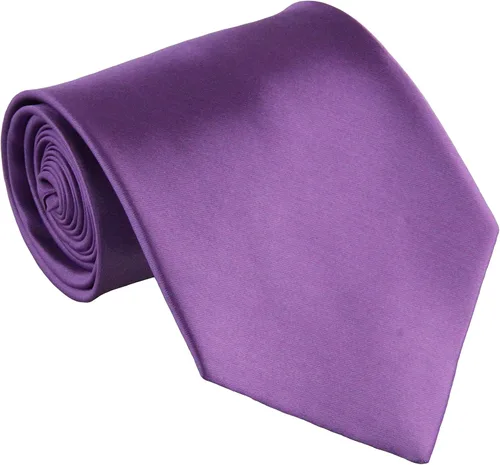 Vista 49 de Soophen corbata para hombre 3.75 pulgadas de color sólido