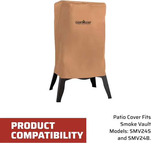 Vista 6 de Camp Chef Cubierta de patio PC24 Smoke Vault para SMV24