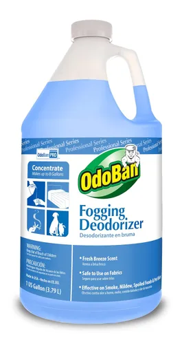 Vista 5 de OdoBan Concentrado desodorante de niebla, fabricado en los Estados Unidos, juego de 4, 1 galón cada uno