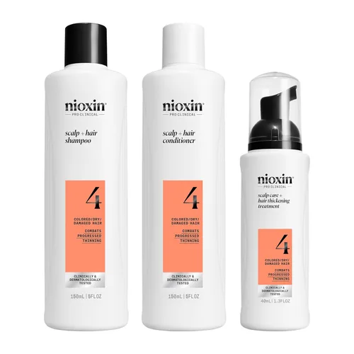Vista 3 de NIOXIN Kits de sistema de engrosamiento del cuero cabelludo + cabello Para cabello natural, teñido y dañado con adelgazamiento ligero a progresado