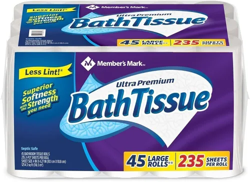 Vista 3 de Member's Mark Ultra Premium - Papel de baño, 2 capas (235 hojas, 45 rollos)