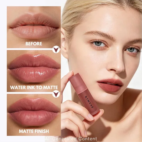 Vista 11 de KIMUSE Set de tinte labial de gel de agua, 6 colores, tintes de labios