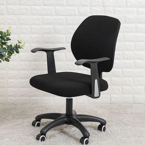 Vista 6 de Yikko Fundas para Silla de Oficina, Fundas Elásticas de Spandex para Silla de Computadora, Ajuste Súper para Asiento de Escritorio, Funda Protectora