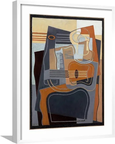 Vista 8 de ART Wall Giclee Print Le Gueridon, 1922 (Oil on Canvas) on Black Frame by Juan Gris, 12x16 Marco negro