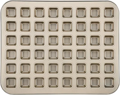 Vista 15 de Beasea Molde Cuadrado para Brownies, Molde Antiadherente de 6 Cavidades para Muffins, Molde para Pastel de Brownies, Juego de Gastronomía para Mini