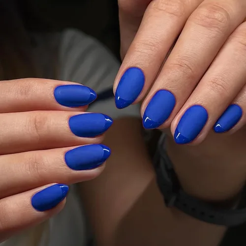Vista 32 de 30 Uñas Postizas de Punta Francesa Negra a Presión, Uñas de Almendra Cortas para Presionar, Uñas Postizas Cortas en Forma de Almendra, Uñas