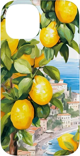 Vista 4 de iPhone 16 Costa de Amalfi con limones de Amalfi del Mar Mediterráneo
