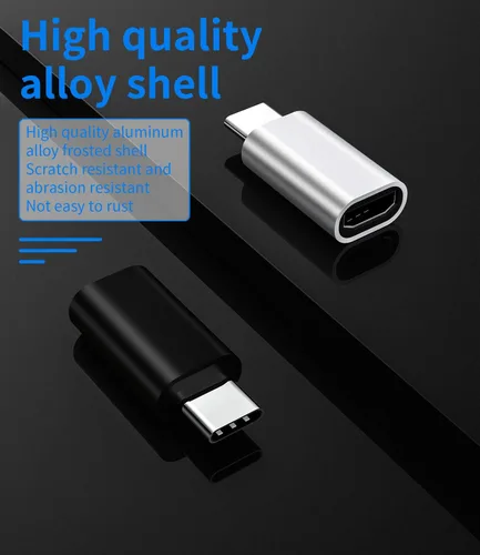 Vista 3 de Adaptador micro USB hembra a USB C macho (paquete de 3) compatible con Samsung Galaxy Note 10 S21 S20 Pixel 5XL iPad Pro Air4 LG Ultra Z Flip