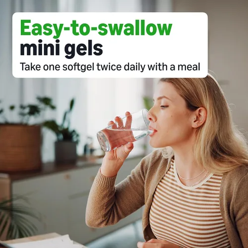 Vista 3 de Amazon Basics Suplemento de vitaminas y minerales para los ojos, fórmula AREDS 2 con luteína y zeaxantina, 120 cápsulas blandas