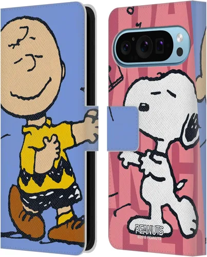 Vista 22 de Head Case Designs Officially Licensed Peanuts Charlie & Woodstock Nap Halfs and Laughs Leather Wallet Case Compatible with Google Pixel 8