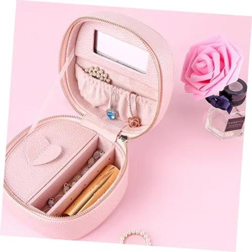 Vista 4 de Holibanna 3pcs Box jewelry storage box earring holders bracelets holder Travel Jewelry Organizer Case travel jewelry holder Necklaces Storage Holder