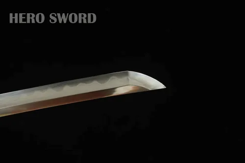Vista 6 de Espada katana hecha a mano del rey león, arcilla auténtica, acero templado plegado, espada samurái japonesa avanzada, molienda manual avanzada, 41