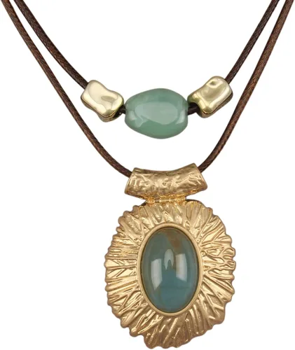 Vista 92 de Collares bohemios para mujer, colgante largo de madera, collar vintage, collar de cadena de suéter, joyería hecha a mano Collar de cuentas