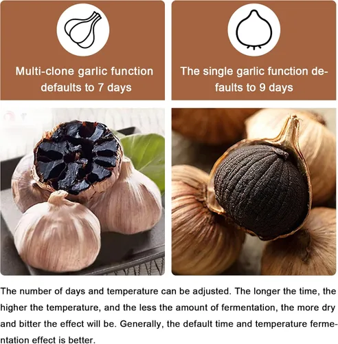 Vista 7 de Fermentador de ajo negro Caja de fermento inteligente automática 6L Fermentación rápida de 7 días Ajo negro Arroz dulce Fabricante de vino Natto