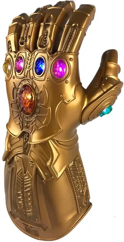 Vista 3 de FPOLAN Thanos Unlimited - Guantes infinitos de mano con imán extraíble LED luminoso, 3 modos de flash