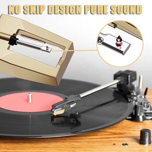 Vista 4 de DIGITNOW Aguja para tocadiscos, aguja dorada con 3 unidades de lápiz capacitivo Dimond, repuesto para tocadiscos, reproductor de discos de vinilo