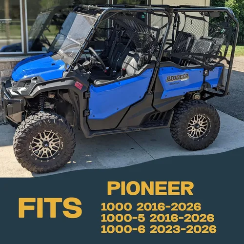 Vista 2 de Traild Juego de pastillas de freno cerámica delanteras y traseras para Honda Pioneer 1000, 1000-5, 1000-6 2016-2025 Juego completo para el vehículo