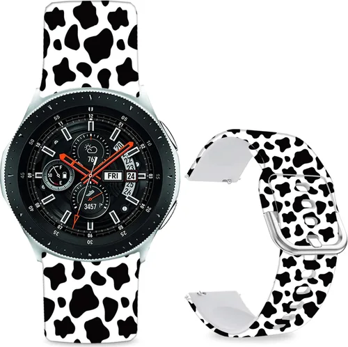 Vista 8 de Correas de reloj de dibujos animados de 0.787 in compatibles con Samsung Galaxy Watch 7/6/5/4 40/1.732 in/Galaxy Watch 1.654 in, correas deportivas