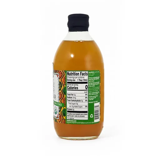 Vista 2 de Zoe Vinagre de sidra de manzana, 17 onzas líquidas