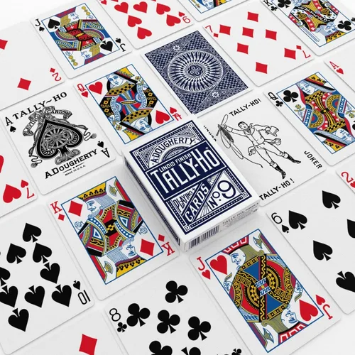 Vista 7 de Tally Ho Cartas de juego con espalda circular (el color puede variar)