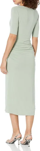 Vista 2 de Rebecca Taylor Vestido fruncido en U para mujer