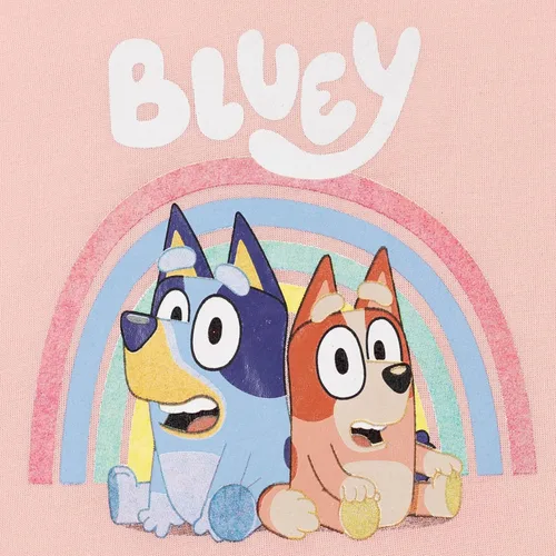 Vista 6 de Bluey - Conjunto de sudadera con capucha de forro polar y leggings para niñas