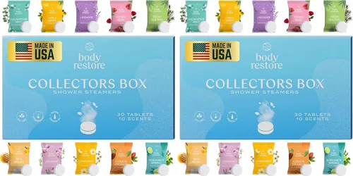 Vista 11 de Body Restore Vaporizadores de ducha de aromaterapia, paquete de 12 – Regalos de cumpleaños para mujeres, hombres, artículos esenciales de viaje