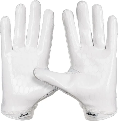 Vista 2 de Grip Boost DNA 2.0 Football Gloves with Engineered Stick - Adult Sizes Blanco