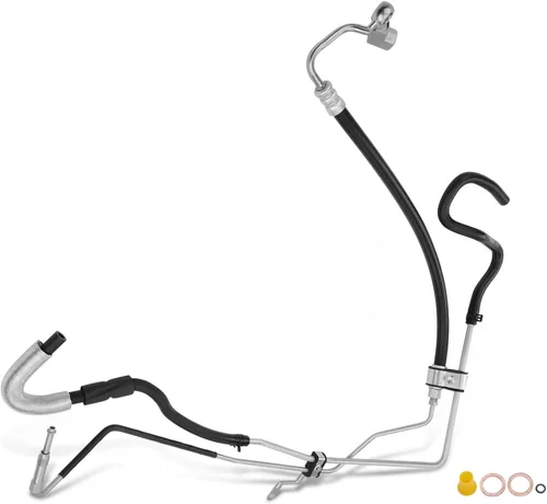 Vista 8 de A-Premium Conjunto de línea de manguera de retorno y presión de dirección asistida compatible con Nissan 370Z 2014 2015, 3.7L, tubo a estante