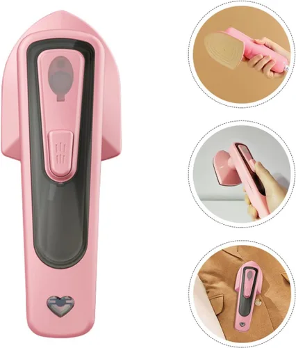 Vista 4 de Homoyoyo Plancha de viaje pequeña Plancha eléctrica plancha de vapor de ropa de viaje vaporizador portátil Mini vapor de mano de hierro vaporizador