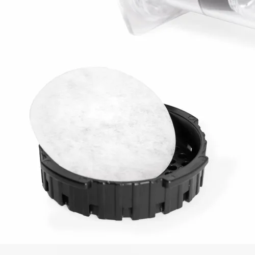Vista 2 de AeroPress Microfiltros de papel blanco XL para cafetera, filtros de café compostables hechos de papel blanco, sin cloro, se adapta a cafeteras